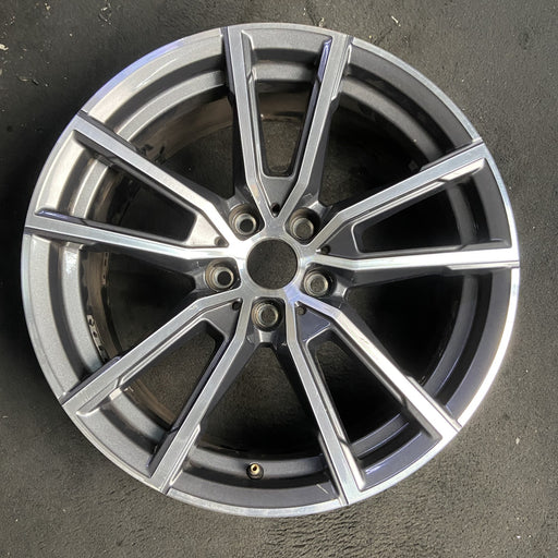 18" BMW 230i 22-26 18x7.5, , U spoke Original OEM Wheel Rim - MACHINED CHARCOAL - Additional View