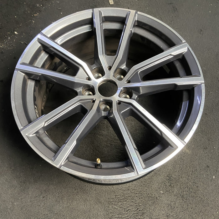 18" BMW 230i 22-26 18x7.5, , U spoke Original OEM Wheel Rim - MACHINED CHARCOAL - View 7