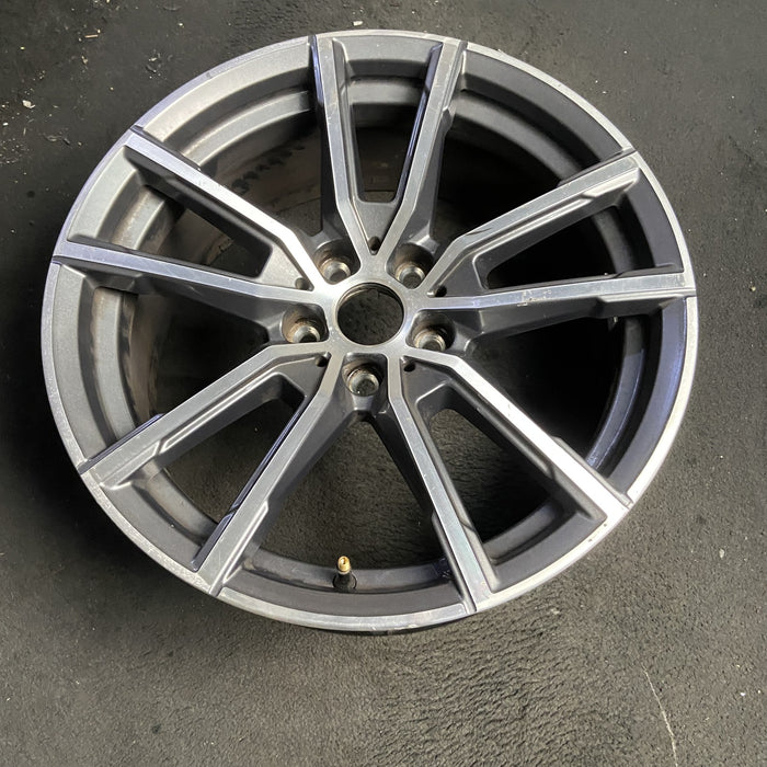 18" BMW 230i 22-26 18x7.5, , U spoke Original OEM Wheel Rim - MACHINED CHARCOAL - View 7