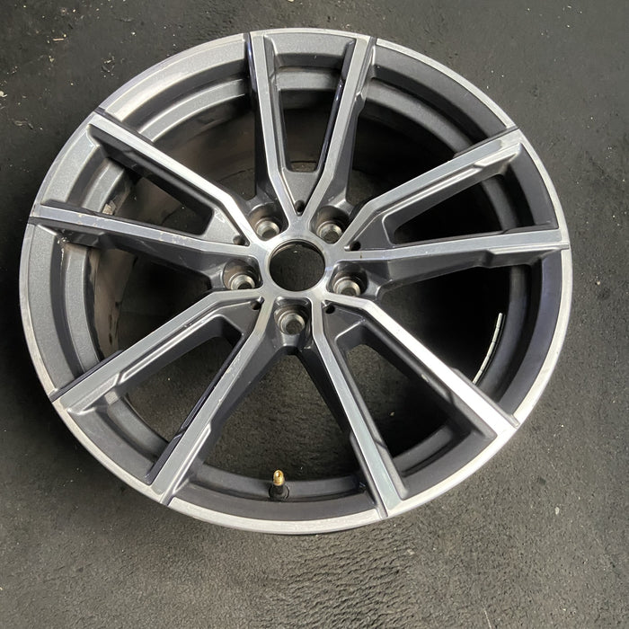 18" BMW 230i 22-26 18x7.5, , U spoke Original OEM Wheel Rim - MACHINED CHARCOAL - View 7