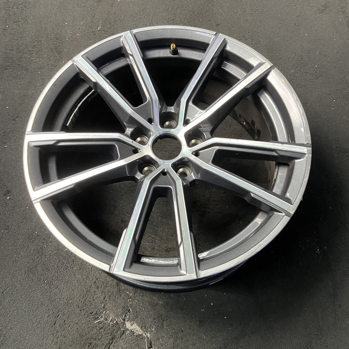 18" BMW 230i 22-26 18x7.5, , U spoke Original OEM Wheel Rim - MACHINED CHARCOAL - View 8