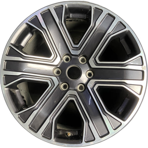20" WAGONEER 22-23 20x9, , straight spoke Original OEM Wheel Rim - MACHINED - Front View