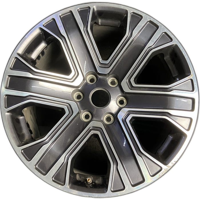 20" WAGONEER 22-23 20x9, , straight spoke Original OEM Wheel Rim - MACHINED - Front View