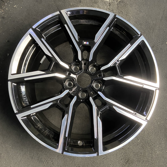 19" BMW 430i 22-24 19x9, , Y spoke design Original OEM Wheel Rim - MACHINED - Additional View