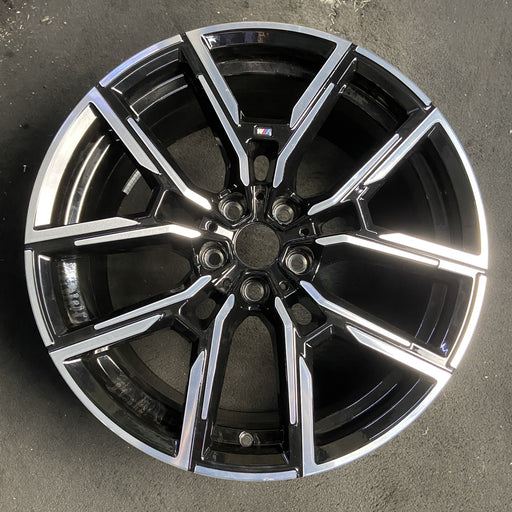 19" BMW 430i 22-24 19x9, , Y spoke design Original OEM Wheel Rim - MACHINED - Additional View
