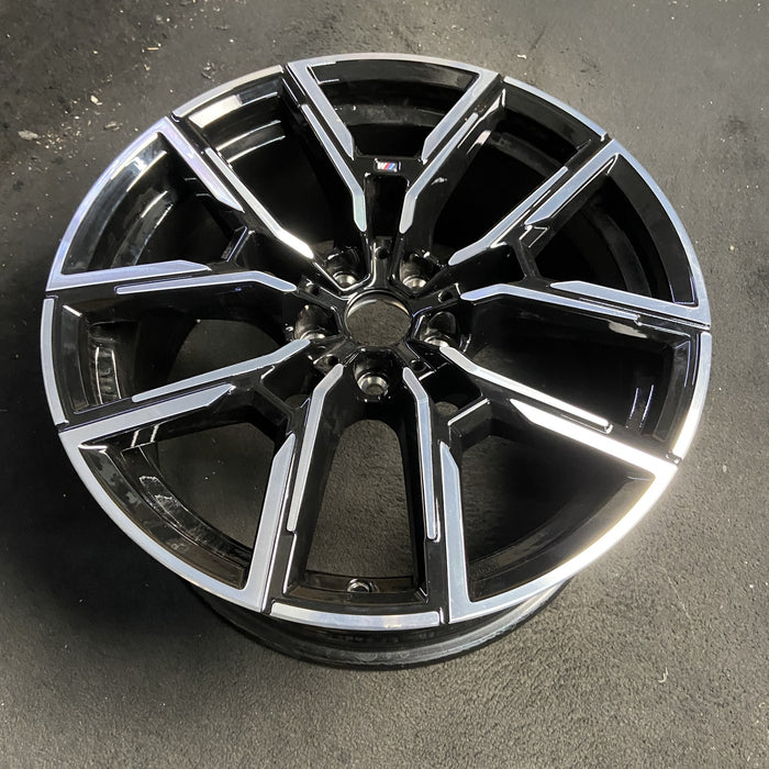 19" BMW 430i 22-24 19x9, , Y spoke design Original OEM Wheel Rim - MACHINED - View 7
