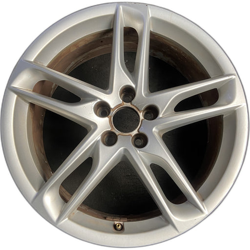 19" AUDI Q5 13-16 19x8, 5 spoke, slotted spoke Original OEM Wheel Rim - Front View