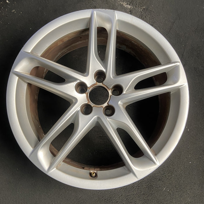 19" AUDI Q5 13-16 19x8, 5 spoke, slotted spoke Original OEM Wheel Rim - Additional View