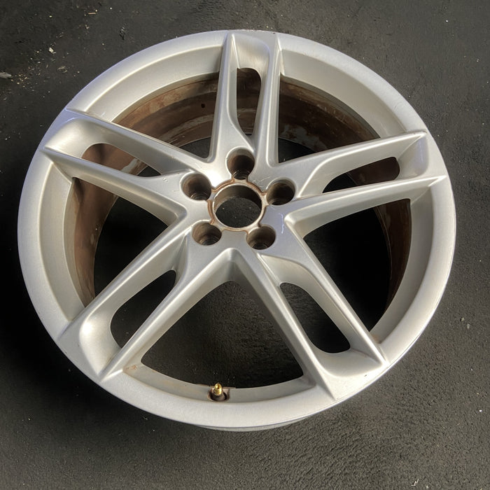 19" AUDI Q5 13-16 19x8, 5 spoke, slotted spoke Original OEM Wheel Rim - View 7