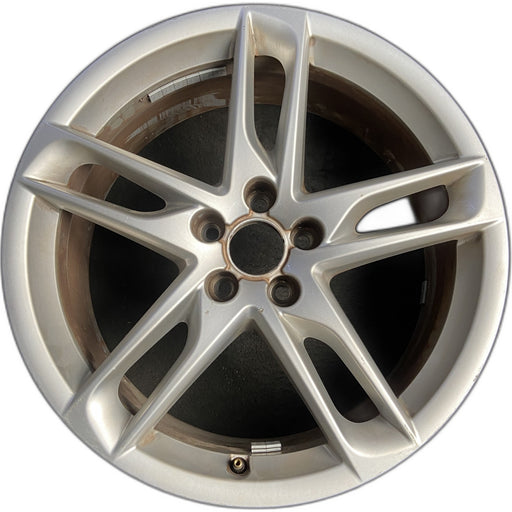 19" AUDI Q5 13-16 19x8, 5 spoke, slotted spoke Original OEM Wheel Rim - Front View
