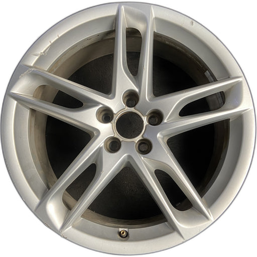 19" AUDI Q5 13-16 19x8, 5 spoke, slotted spoke Original OEM Wheel Rim - Front View