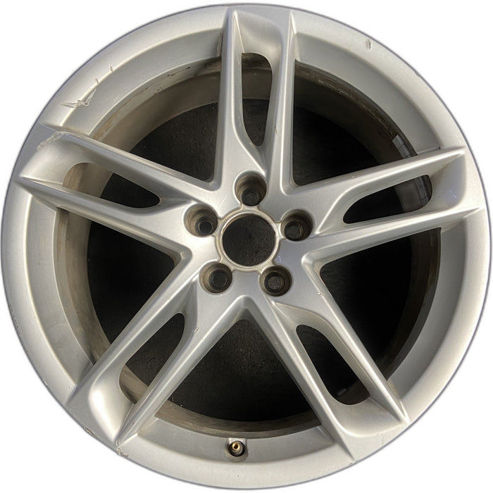 19" AUDI Q5 13-16 19x8, 5 spoke, slotted spoke Original OEM Wheel Rim - Front View
