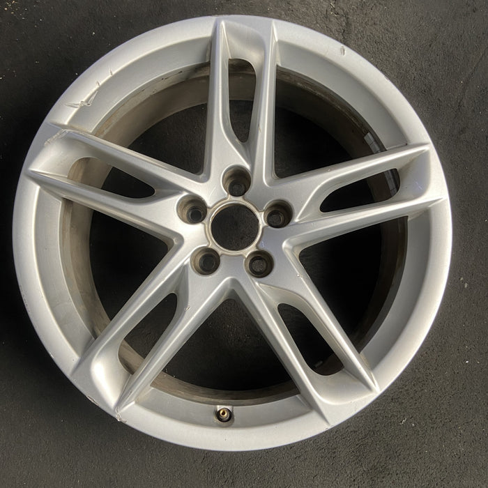 19" AUDI Q5 13-16 19x8, 5 spoke, slotted spoke Original OEM Wheel Rim - Additional View