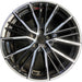 19" BMW 228i 20 , 19x8, 20 spoke Original OEM Wheel Rim - MACHINED BLACK - Front View