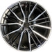 19" BMW 228i 20 , 19x8, 20 spoke Original OEM Wheel Rim - MACHINED BLACK - Front View