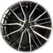19" BMW 228i 20 , 19x8, 20 spoke Original OEM Wheel Rim - MACHINED BLACK - Front View