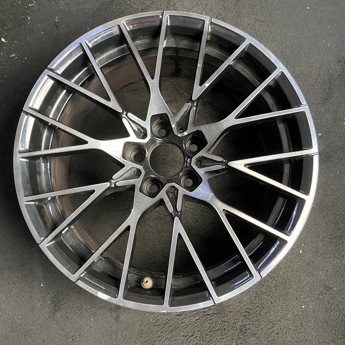 19" BMW M2 19-20 19x9 , 20 spoke, spoke face Original OEM Wheel Rim - MACHINED - Additional View