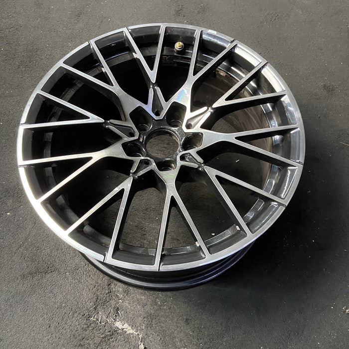 19" BMW M2 19-20 19x9 , 20 spoke, spoke face Original OEM Wheel Rim - MACHINED - View 8