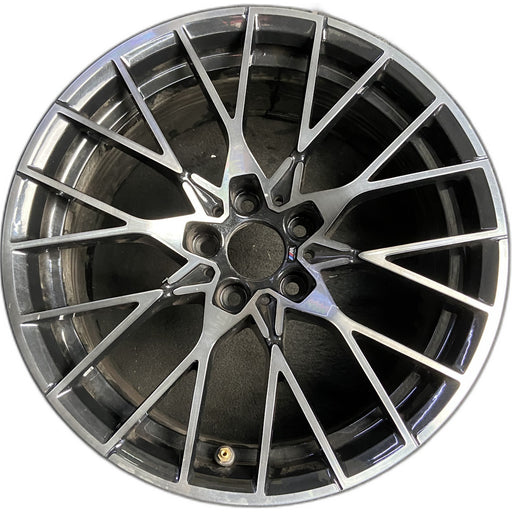 19" BMW M2 19-20 19x9 , 20 spoke, spoke face Original OEM Wheel Rim - MACHINED - Front View