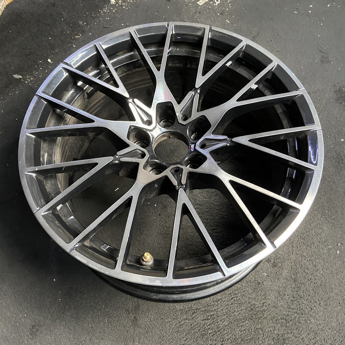 19" BMW M2 19-20 19x9 , 20 spoke, spoke face Original OEM Wheel Rim - MACHINED - View 7
