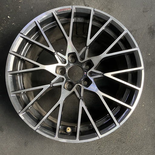 19" BMW M2 19-20 19x10 , 20 spoke, spoke face Original OEM Wheel Rim - MACHINED - Additional View