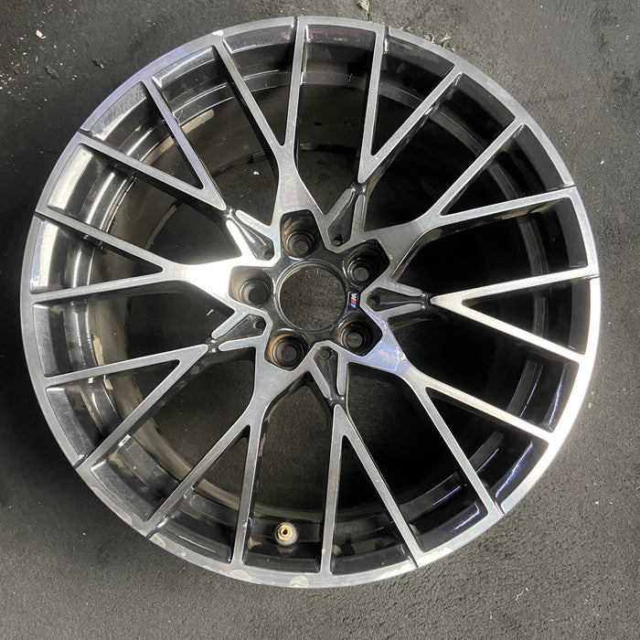19" BMW M2 19-20 19x10 , 20 spoke, spoke face Original OEM Wheel Rim - MACHINED - Additional View