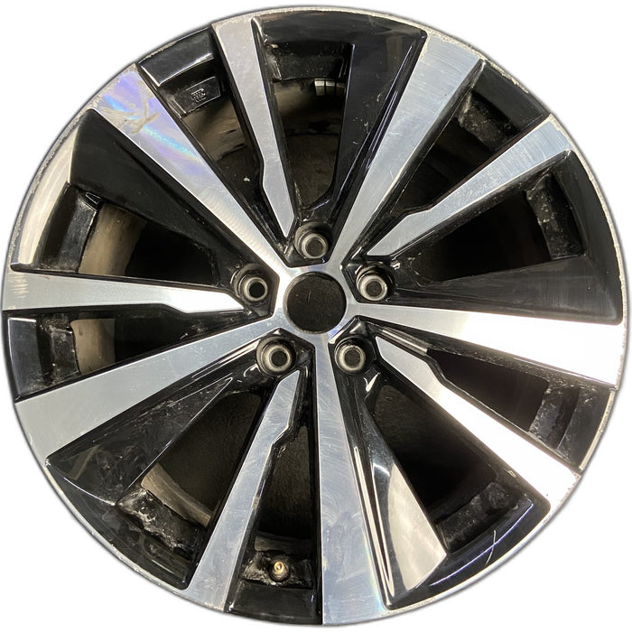 19" ALTIMA 19-21 19x8 , , Original OEM Wheel Rim - MACHINED BLACK - Front View