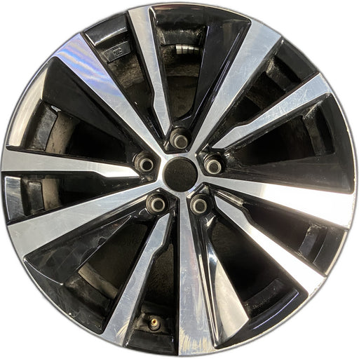 19" ALTIMA 19-21 19x8 , , Original OEM Wheel Rim - MACHINED BLACK - Front View