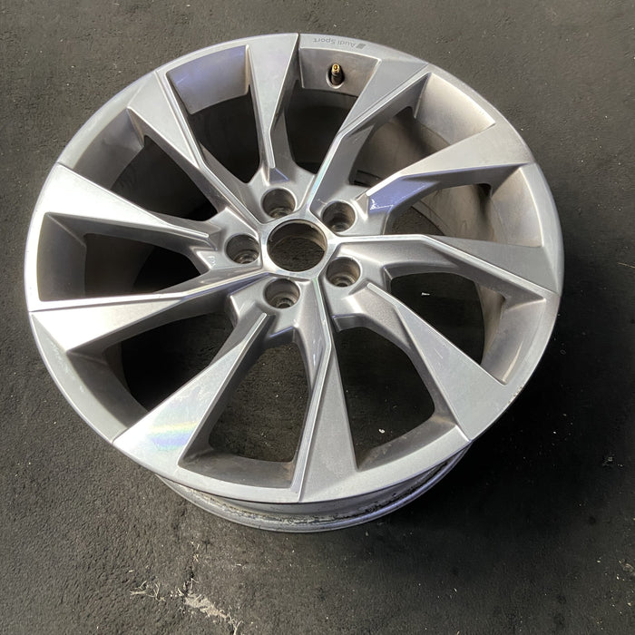 19" AUDI A4 20-23 19x8.5 , 10 spoke Original OEM Wheel Rim - MACHINED SILVER - View 8