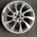 19" AUDI A4 20-23 19x8.5 , 10 spoke Original OEM Wheel Rim - MACHINED SILVER - Additional View