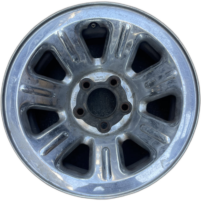 15" MAZDA B-2300 04-10 , 15x7, steel, skinned Original OEM Wheel Rim - CHROME - Front View