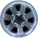 15" MAZDA B-2300 04-10 , 15x7, steel, skinned Original OEM Wheel Rim - CHROME - Front View