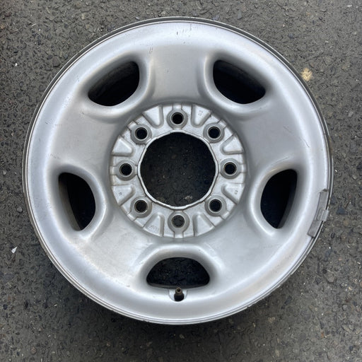 16" AVALANCHE 2500 02-03 , steel Original OEM Wheel Rim - SILVER - Front View