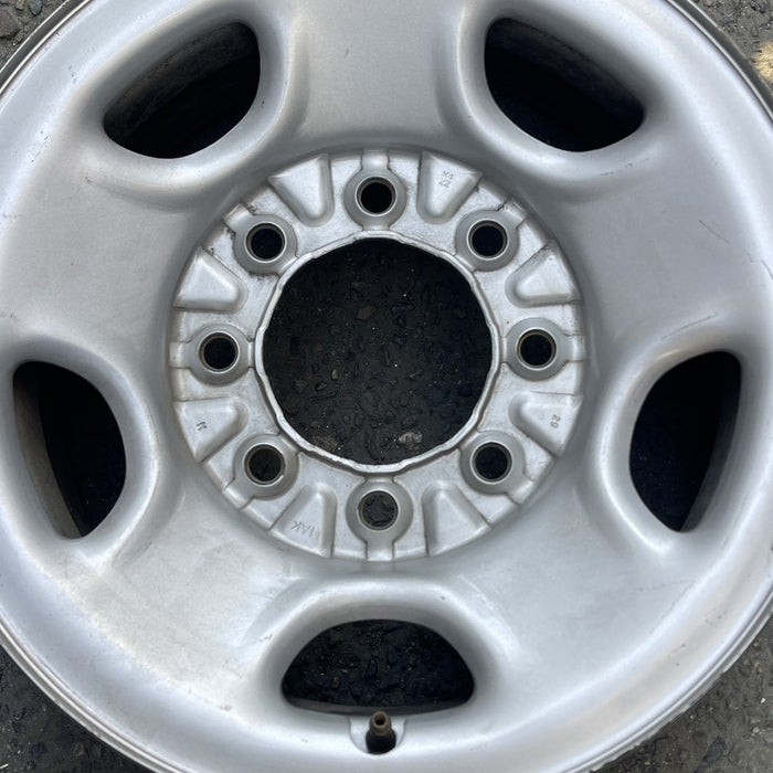 16" AVALANCHE 2500 02-03 , steel Original OEM Wheel Rim - SILVER - Angle View