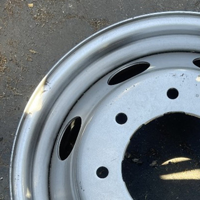 18" SIERRA 3500 PICKUP 24 DRW, 18x6.5, rear, inner Original OEM Wheel Rim - - Side Profile