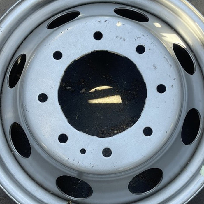 18" SIERRA 3500 PICKUP 24 DRW, 18x6.5, rear, inner Original OEM Wheel Rim - - Angle View