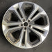 21" AUDI Q5 23-24 21x8.5 , Original OEM Wheel Rim - SILVER BLACK - Additional View