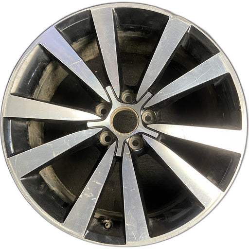 19" BEETLE 12-18 19x8 , Original OEM Wheel Rim - MACHINED BLACK - Front View