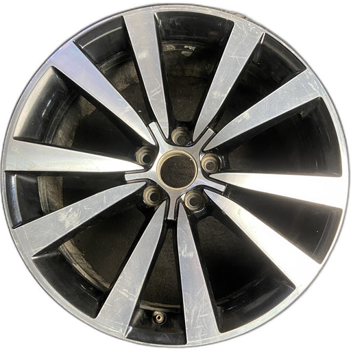 19" BEETLE 12-18 19x8 , Original OEM Wheel Rim - MACHINED BLACK - Front View