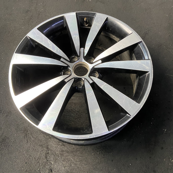 19" BEETLE 12-18 19x8 , Original OEM Wheel Rim - MACHINED BLACK - View 8