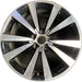 19" BEETLE 12-18 19x8 , Original OEM Wheel Rim - MACHINED BLACK - Front View
