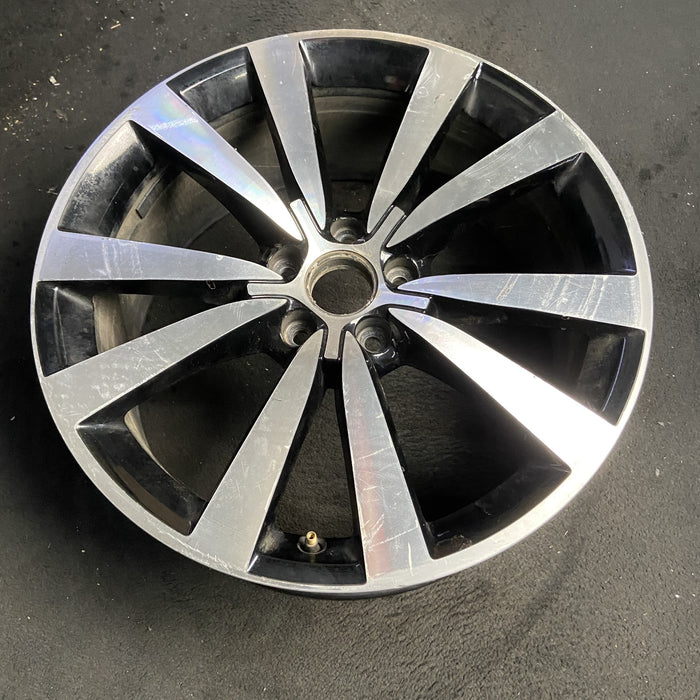 19" BEETLE 12-18 19x8 , Original OEM Wheel Rim - MACHINED BLACK - View 7