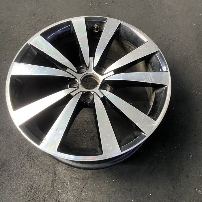 19" BEETLE 12-18 19x8 , Original OEM Wheel Rim - MACHINED BLACK - View 8