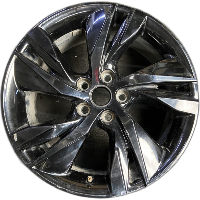18" ENCORE GX 24 18x7.5 , Original OEM Wheel Rim - BLACK - Front View