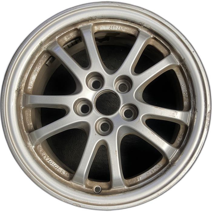 15" COROLLA 20 Sedan, 15x6.5 Original OEM Wheel Rim - Front View