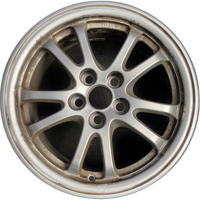 15" COROLLA 20 Sedan, 15x6.5 Original OEM Wheel Rim - Front View