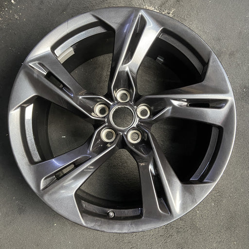 20" CAMARO 19-24 20x8.5, 5 twisted split spoke, Original OEM Wheel Rim - HYPER - Additional View