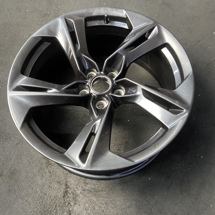 20" CAMARO 19-24 20x8.5, 5 twisted split spoke, Original OEM Wheel Rim - HYPER - View 8