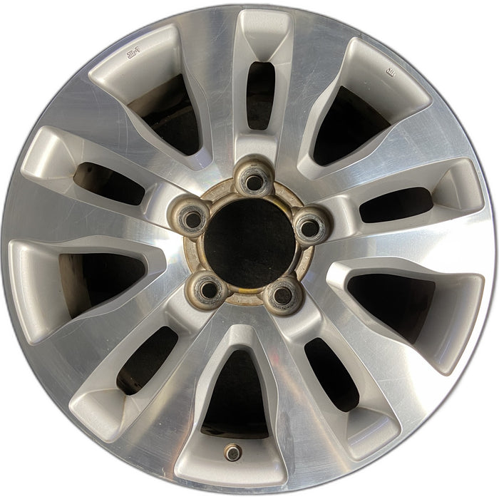 20" SEQUOIA 08-17 20x8, , 10 spoke, inlay Original OEM Wheel Rim - MACHINED - Front View