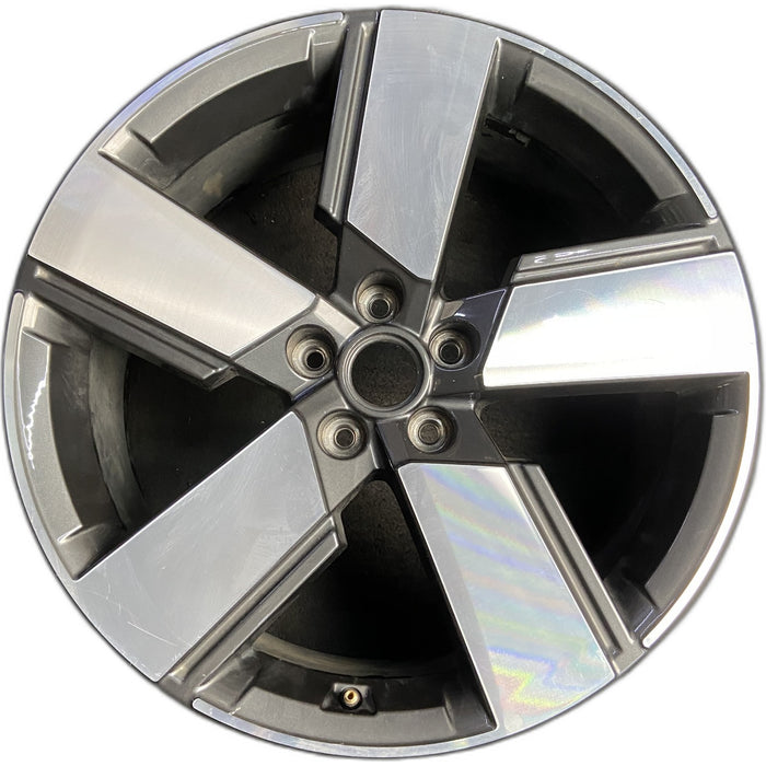 20" SANTA FE 24-26 gasoline, 20x8.5 Original OEM Wheel Rim - MACHINED CHARCOAL - Front View
